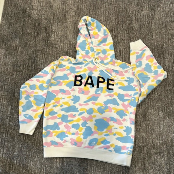 BAPE pastel hoodie